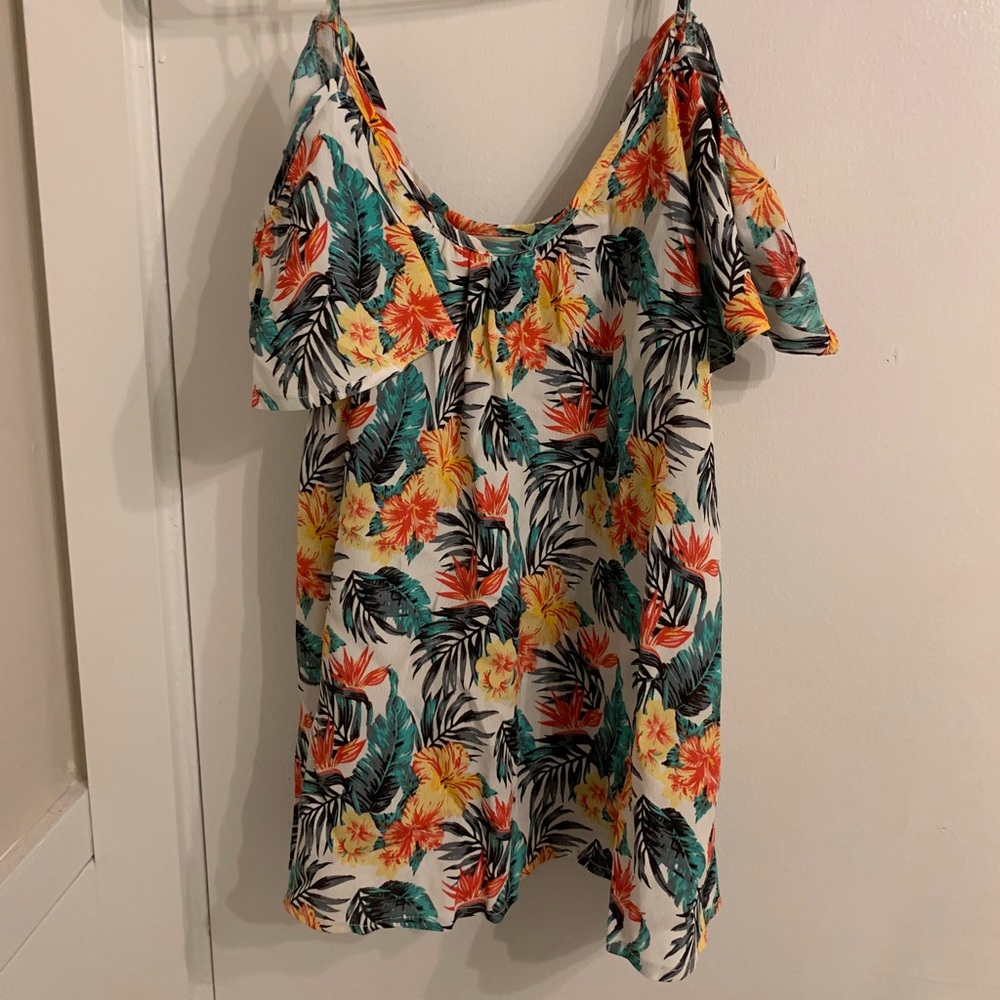 Love Lucy 2 piece floral top and skirt set